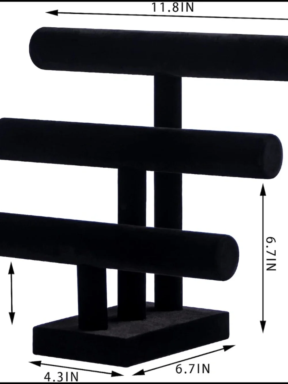 3 Tier Jewelry Holder/Display Stand - Bracelets, Watches, etc.
